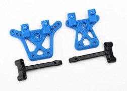 TRA7637 Shock tower, front (1), rear (1)/ shock tower brace (2)