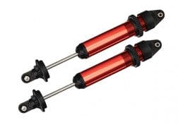 TRA7761R  Shocks GTX Aluminum Red-Anodized (2) X-Maxx