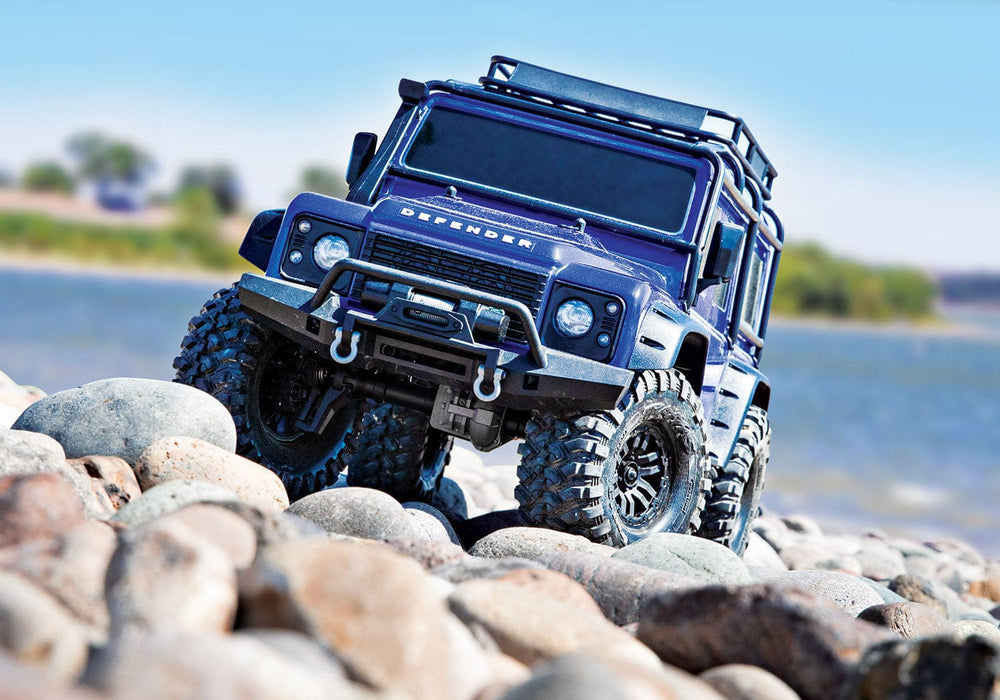 TRA82056-4 BLUE TRX-4 Scale and Trail Crawler with Land Rover© Defender