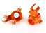 TRA8937A Traxxas Steering blocks, 6061-T6 aluminum (orange-anodized), left & right