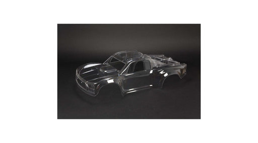 ARA411001 Clear Body Shell with Decals: MOJAVE 6S BLX