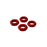 AR310906 Aluminum Wheel Nut, 17mm Red (4)