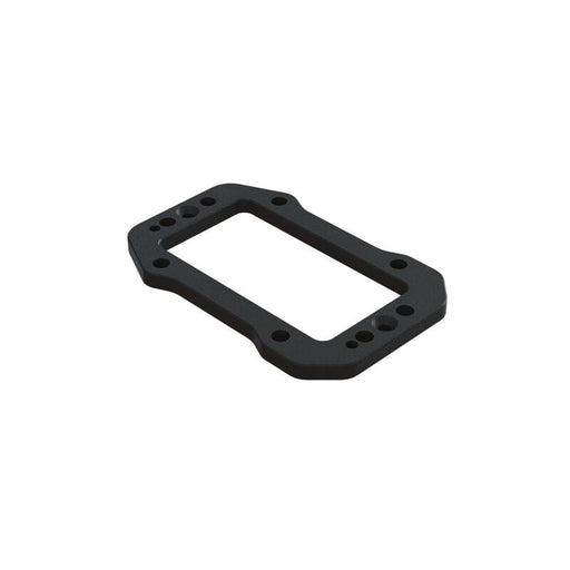 ARA320649 Aluminum Servo Mount Plate Black