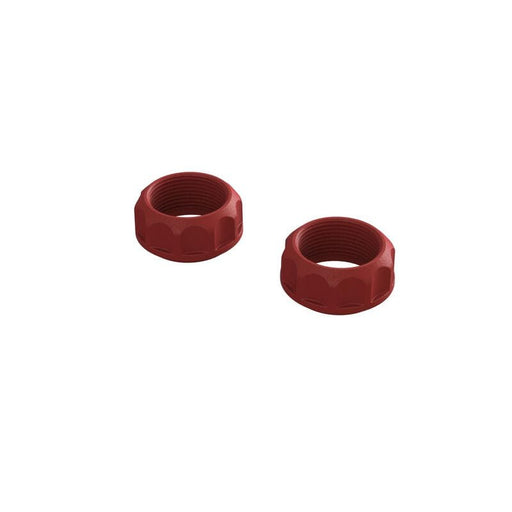 ARA330690 Threaded Shock Collar Red (2)