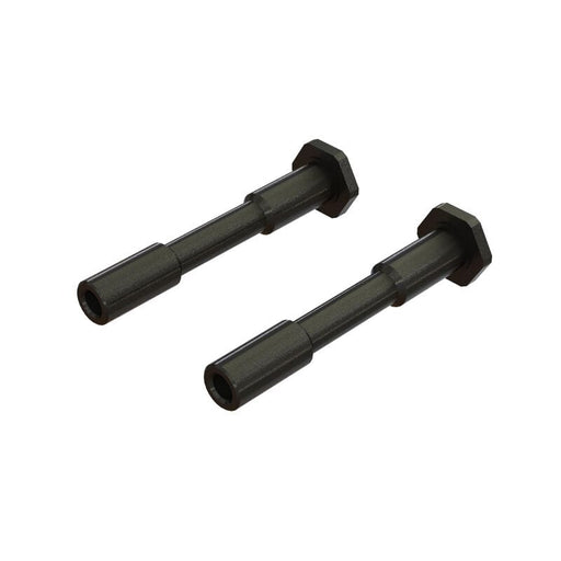 ARA340186 Steel Steering Post 6x42mm Black (2)