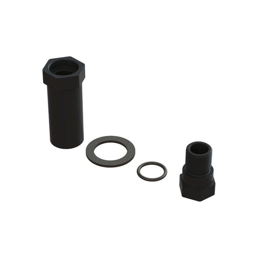 ARA340187 Aluminum Servo Saver Hub Set Black