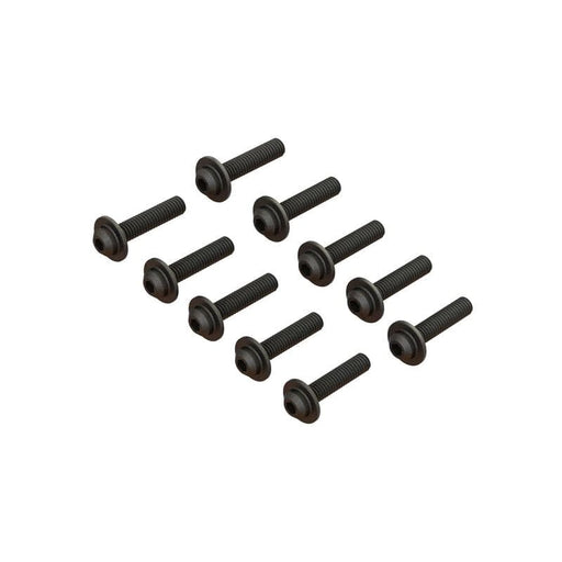 ARA721418 BUTTON HEAD SCREW FLANGED M4x18mm V2