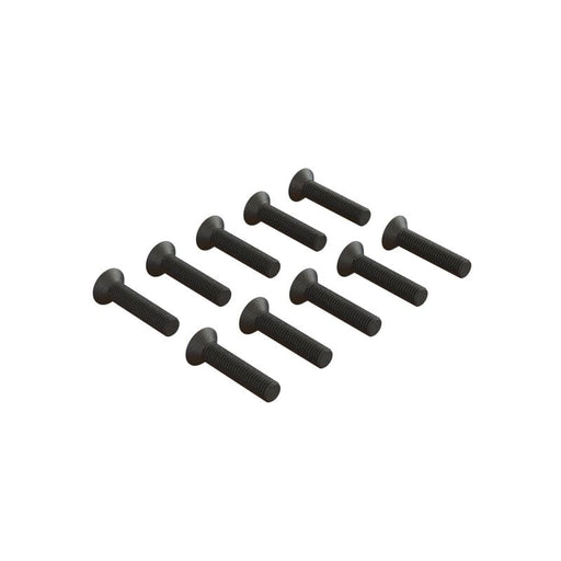 ARA722314	 Flat Head Hex Machine Screw M3x14mm (10)