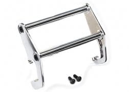 TRA8066  Push bar, bumper (chrome) (fits #8069 bumper)