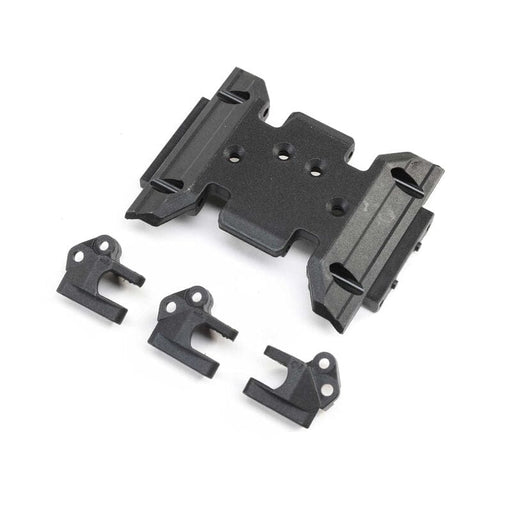 AXI231047 Skid Plate & Upper Link Mounts: SCX10 III BC