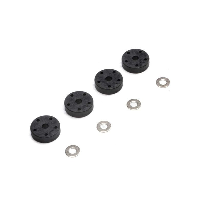 AXI253003	SCX6: Shock Piston & Shim Set (4)