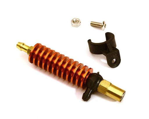 INTC22624ORANGE Fuel Cooler+Adjustment Needle for Monster Truck & 1/10 Scale Nitro Engine