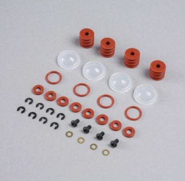 LOS243015 Shock Rebuild/Hardware Set (4): LMT