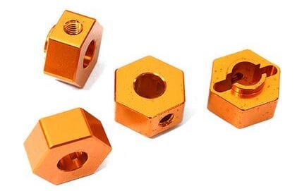 INTC29101ORANGE Wheel Hex (4) for Arrma 1/10 Granite Voltage