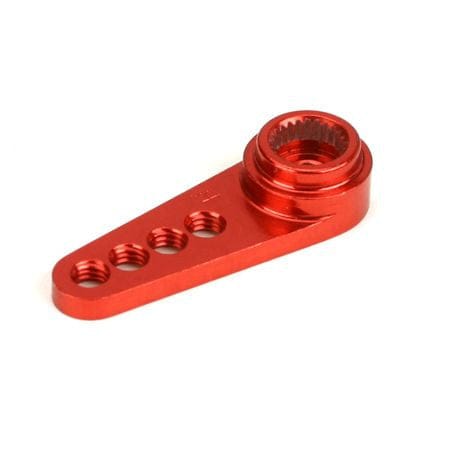 DYN2562 1/2 Machined Aluminum Servo Arm: HRC Red