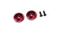 AON40U02 Hot Racing AON40U02 Red Large Wing Buttons Aluminum