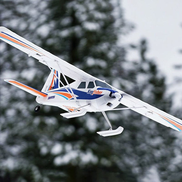 Avion Rc Kingfisher 1400mm avec flotteurs et skis