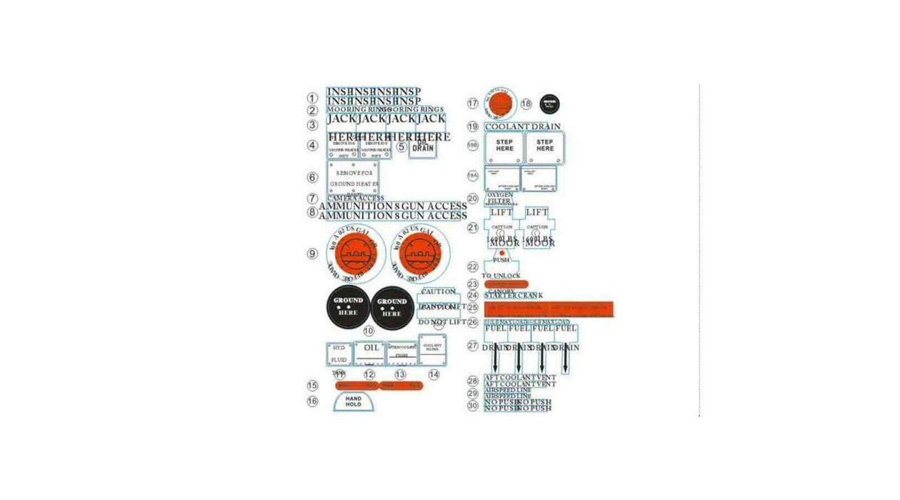 FMMSU132 Detailed Decal: P51D 1400mm