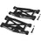 HRALSRR55M01 Black Aluminum Lower Front Arms: Losi Super Rock Rey (2)