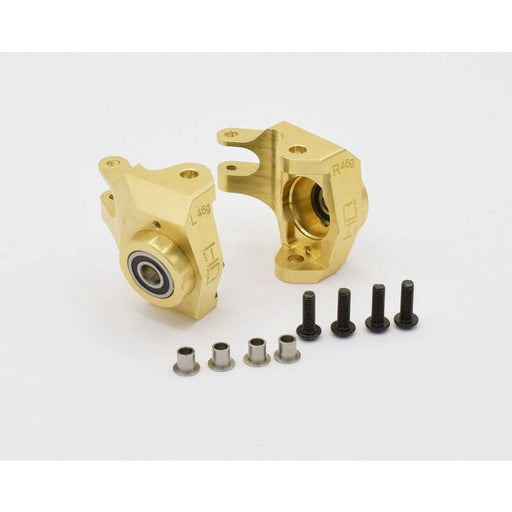 HRASCXT21HM Brass Heavy Metal HD Bearing Front Knuckle: Axial SCX10II