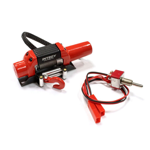 INTC25452R T5 High Torque Mega Winch, Red; 1/10 Crawler