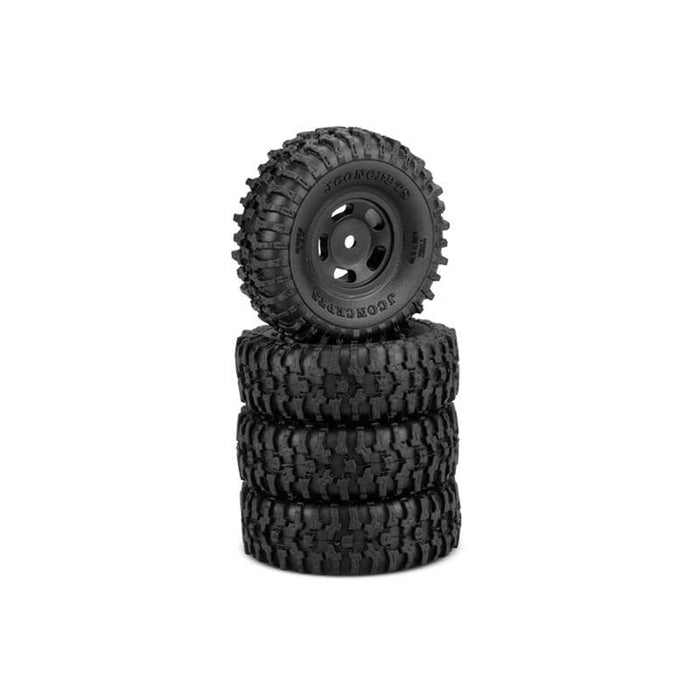 JCO402332911 1/24 Tusk 1.0? SCX24 Crawler Tires, Glide 5 Wheels, Green Compound (2)