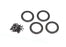 TRA8169T Traxxas Beadlock rings, Black (1.9') (aluminum) (4)/ 2x10 CS (48)