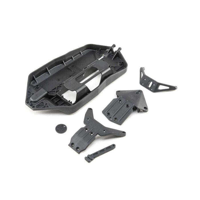 LOS231035 Chassis and Skid Plates: TENACITY MT