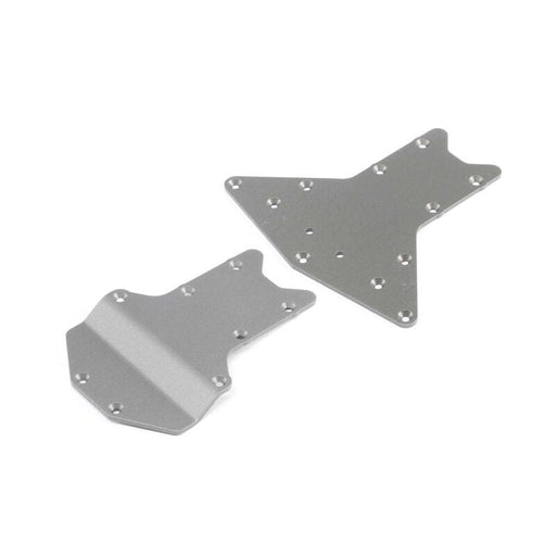 LOS241022 Skid Plate Set Front Rear: LST 3XL-E