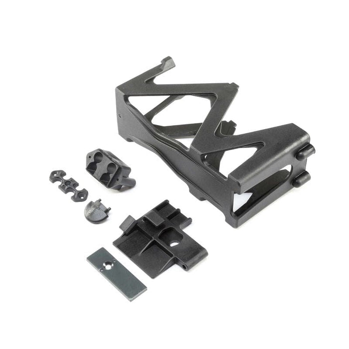 LOS251058 Battery Tray, Door, Lock, EC5 Base Set: Super Baja Rey