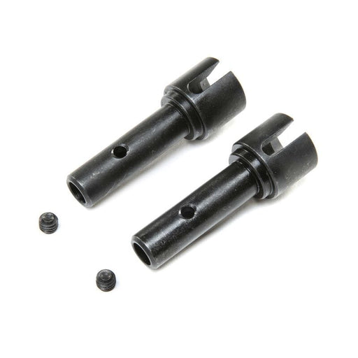 LOS252116 Rear Stub Axle, 5mm Pin (2): DBXL-E/DBXL 2.0