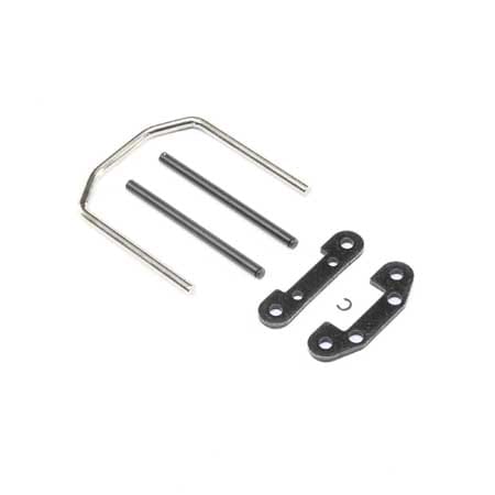 LOS254048  Front Hinge Pin and Brace Set: Super Baja Rey