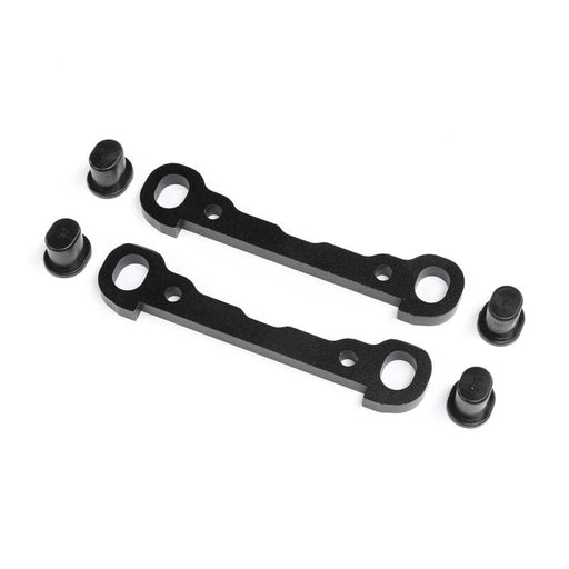 LOS254071 Front Hinge Pin Braces, Black: DBXL 2.0