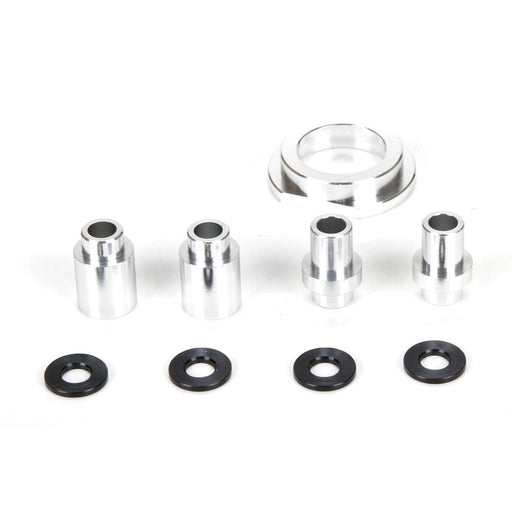 LOS256008 Engine Mount Spacer & Clutch Mount, AL, Slvr: MTXL