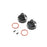 LOS343000 Shock Cap, Aluminum, Black (2): LST/2, LST 3XL-E