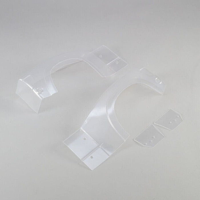 LOS350004 Left and Right Rear Fender Set, Clear: Super Baja Rey