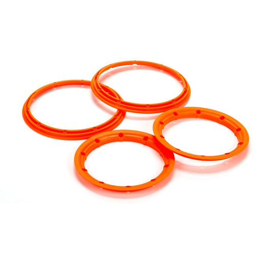 LOS45007 Beadlock Set, Inner & Outer Flour Orange(2): 5T