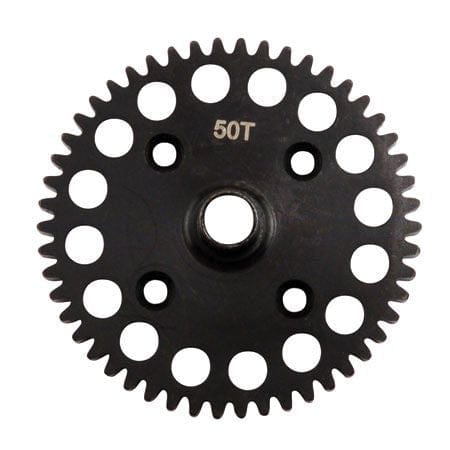 LOSA3555 Center Diff 50T Spur Gear, Lightweight: 8B/8T