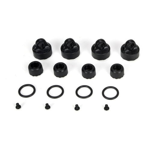 LOSA5006   Upper & Lower Shock Caps: 22 RTR