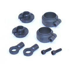 LOSA5023 Shock Spring Clamps & Cups