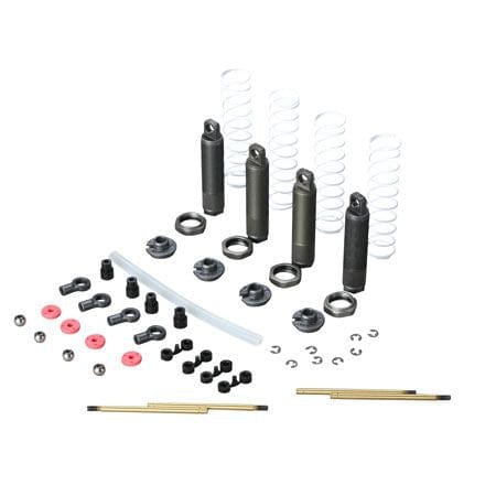 LOSA5082 4"Threaded Rock Crawler Shock Set with Springs (4)