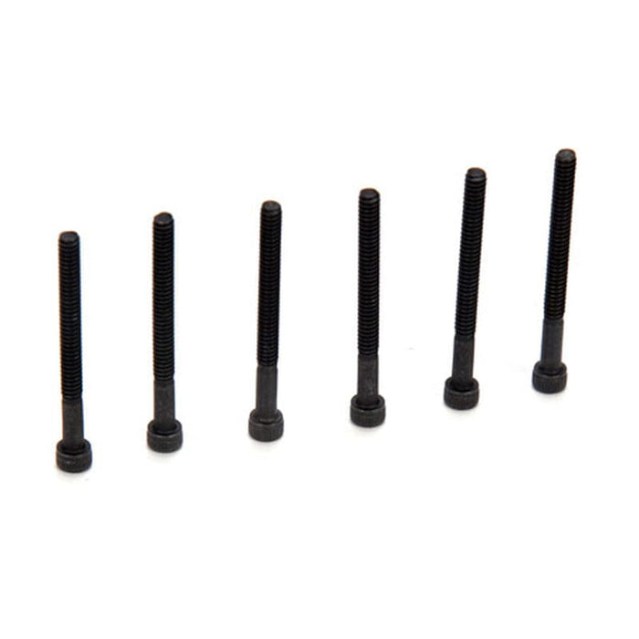 LOSA6287 Cap Head Screws, 4-40 x 1 1/4" (6)