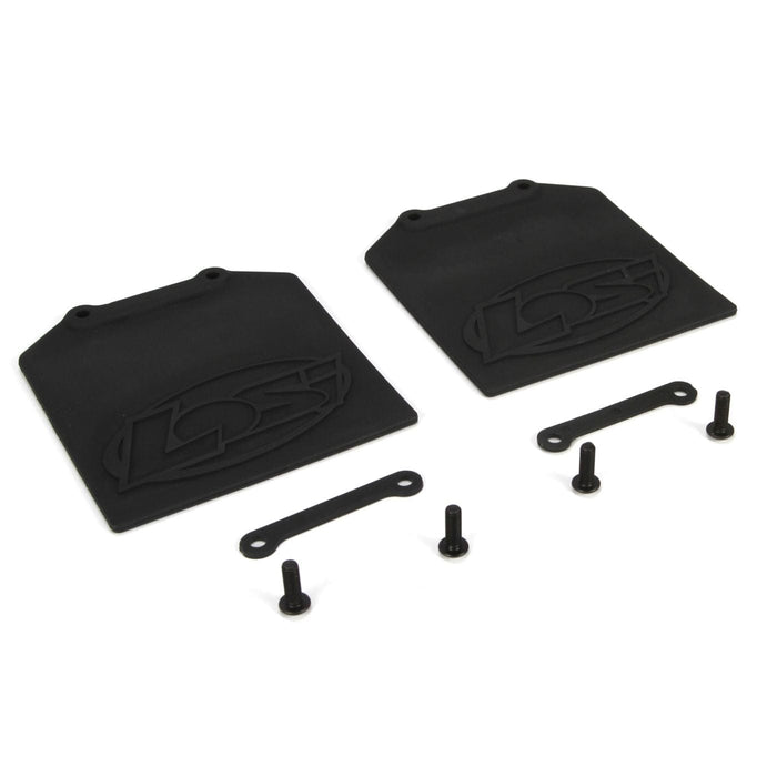 LOSB2581 Mud Flap & Retainer Set (2): 5IVE-T