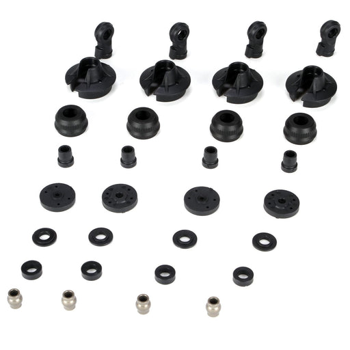 LOSB2855 Shock Plastics & Balls (4): 5IVE-T, MINI WRC