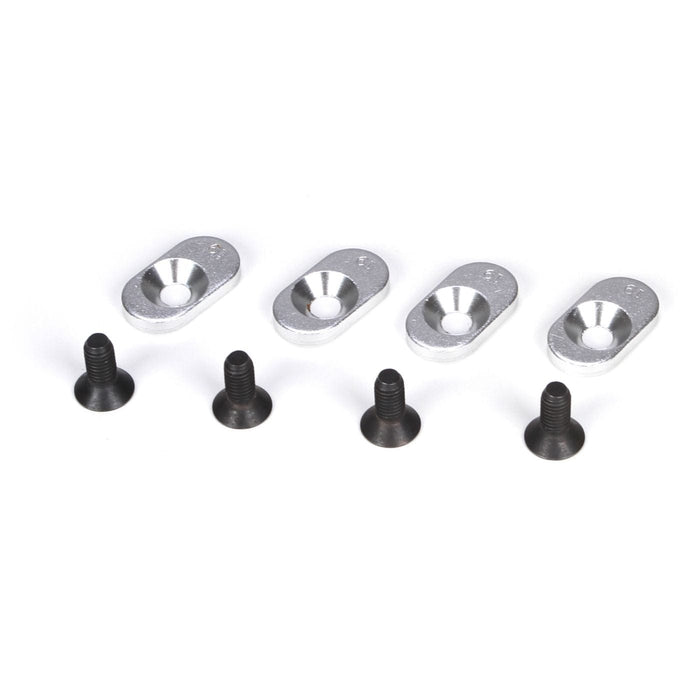 LOSB5802 Engine Mount Inserts & Screws, 20T (4): 5IVE-T