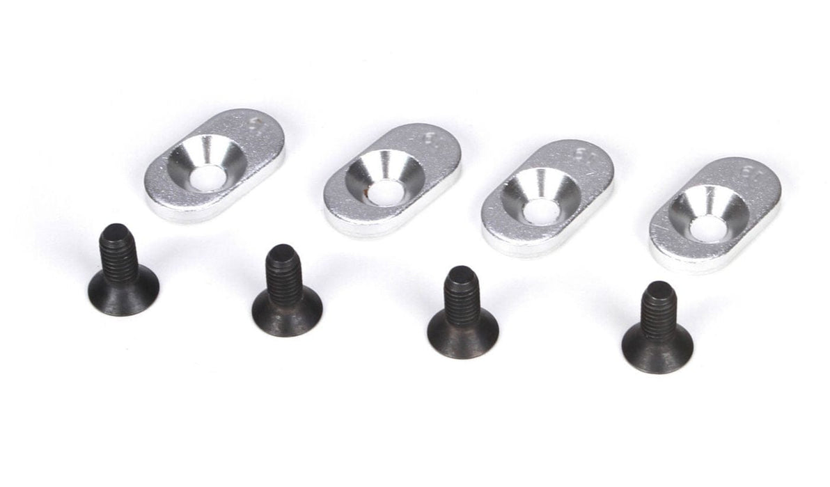 LOSB5806 Engine Mount Inserts & Screws, 17.5/58 (4): 5IVE-T