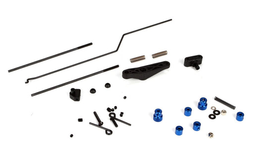 LOSB5901 Throttle/Brake Linkage Set: 5IVE-T, MINI WRC