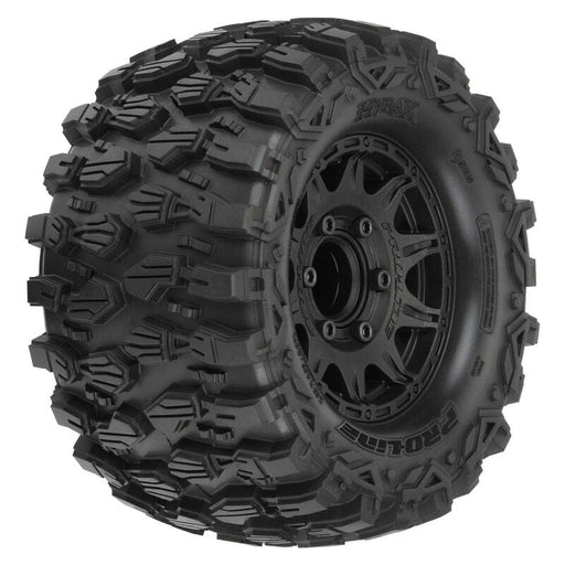 PRO1019010 1/10 Hyrax Front/Rear 2.8" MT Tires Mounted 12mm Blk Raid (2)