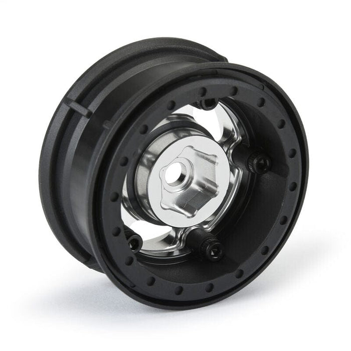 PRO279800 1/10 Slot Mag Aluminum Front/Rear 1.55" 12mm Rock Crawler Wheels (2)