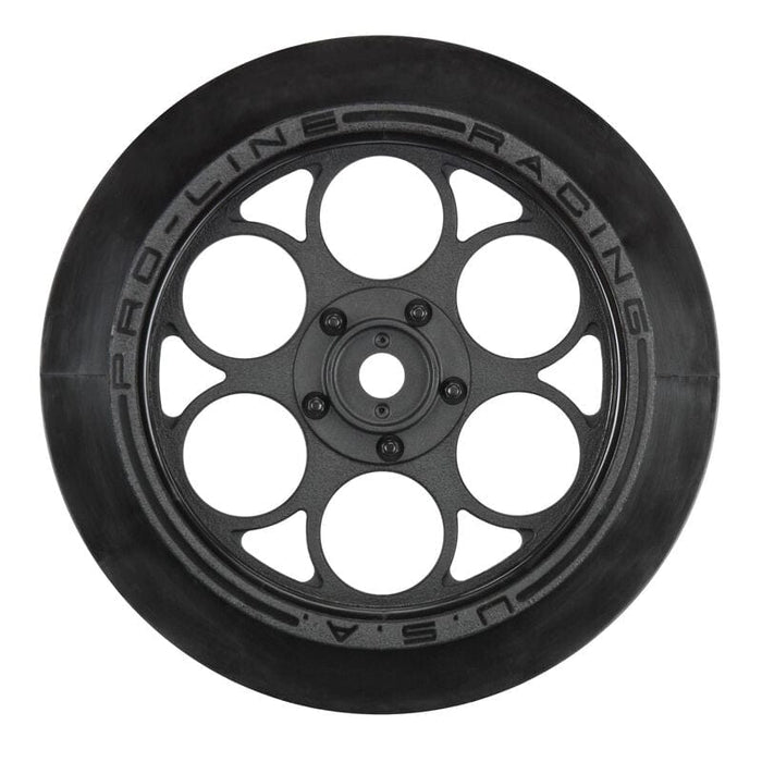 PRO280303 Showtime Front Runner 2.2"/2.7" Blk Frnt Drag Whls